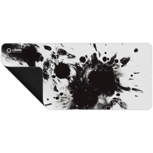 Подложка за мишка LORGAR MPA14XL (LRG-MPA14XL), 900х400х3мм, Черен/Бял