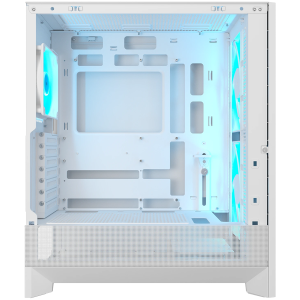 COUGAR AIRFACE 180 PC Case, Mid Tower, White