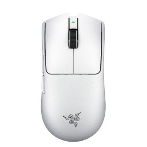 Безжична геймърска мишка RAZER Viper V4 Pro (RZ01-05630200-R3G1), Wireless/Wired, 50000 DPI, USB Type C, White