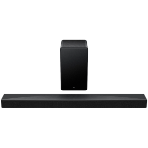 Саундбар TCL Q65HE, 5.1 Ch, 580W, Wireless Subwoofer, Dolby Atmos & DTS-X Q Series range, WiFi, Bluetooth 5.3, HDMI, USB, Black