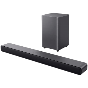 Саундбар TCL S55HE , 2.1 Ch, 220W, Wireless Subwoofer, Dolby Atmos, Bluetooth 5.3, HDMI, USB, Black