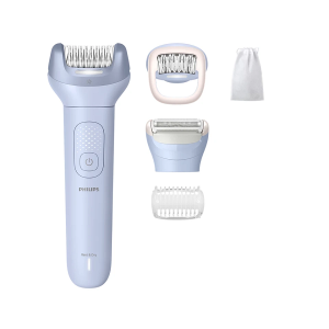 PHILIPS Epilator Series 8000 2 speed setting wet and dry use up to 60 min cordless use