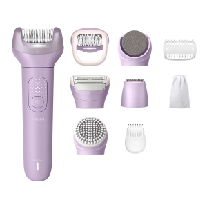 PHILIPS Epilator Series 9000 2 speed setting wet and dry use up to 60 min cordless use