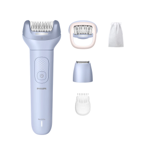 PHILIPS Epilator Series 8000 2 speed setting wet and dry use up to 60 min cordless use