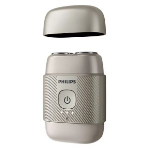PHILIPS Compact Shaver series 500 wetANDdry SteelPrecision blades travel case