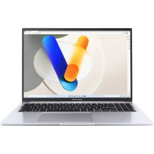 Лаптоп Asus Vivobook X1605VA-SH2557, Intel Core 9  270H 2.7 GHz (24MB Cache, up to 5.8 GHz, 14 cores, 20 Threads),16.0  WUXGA(WU) 1920X1200 16:10 300nits Glare,24GB DDR5 (8 GB on BD),1TB SSD,Backlit Keyboard , No OS,Cool Silver