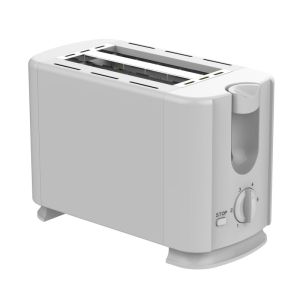 Тостер за хляб Rosberg R51440G, 700W, 2 филии, 6 нива, Ненагряваща се външна повърхност, Бял