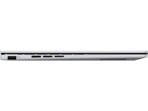 Лаптоп Asus Zenbook UX3405CA-ST1109NA, Intel Ultra 9 285H 2.9 GHz (24MB Cache, up to 5.4 GHz, 16 cores, 16 Threads), 14.0 OLED WQXGA+(WQ+) 2880X1800 16:10 Bend+500nits Glare , 120 Hz, LPDDR5X 32GB ( on board ),1TB  SSD G4, No OS , Foggy Silver, no adapter
