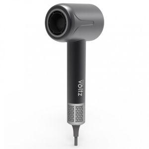 Сешоар с безчетков мотор Oliver Voltz OV51100Q, 1600W, 110000 об/мин, 3 скорости, 4 настройки, Студена струя, Черен