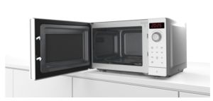Микровълнова печка Bosch FFL023MW0, SER2, Freestanding microwave, 800 W, 20 l, Number of power levels 5, 27 cm glass rotating plate, AutoPilot 7, White