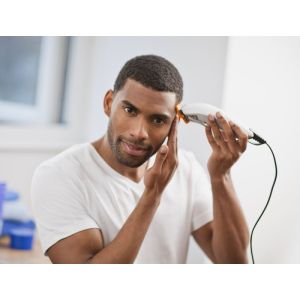 Машинка за подстригване Remington ColourCut HC5035 E51, 14 части, 0.5-25мм, Бял/сив