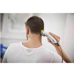 Машинка за подстригване Remington ColourCut HC5035 E51, 14 части, 0.5-25мм, Бял/сив