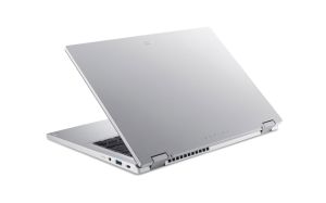 Лаптоп ACER Aspire Go Spin 14 AGSP14-31PT-3593 (NX.J3UEX.006), 14'' WUXGA (1920x1200) IPS Touch, Intel® Core™ 3 N355 (6MB, 1.9GHz up to 3.9GHz, 8 ядра), 8GB DDR5, 256GB SSD M.2, Windows 11 Home, Pure Silver