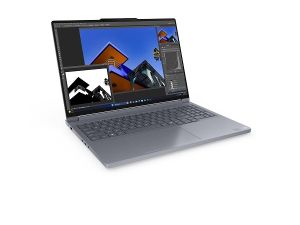 Лаптоп LENOVO ThinkBook 16p G6 ADR (21U0000SBM), 16" WQXGA (2560x1600) 165Hz IPS, AMD Ryzen™ 9 8940HX (2.4GHz up to 5.3GHz, 16 ядра), NVIDIA GeForce RTX5060 8GB GDDR7, 32GB DDR5, 512GB SSD М.2, Backlit, Windows 11 Pro, Luna Grey