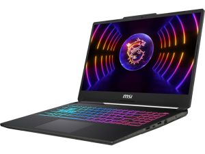 Лаптоп MSI Cyborg 15 A13VEK-2293XBG, 15.6" FullHD (1920x1080) IPS 144Hz, Intel Core i7-13620H (24M Cache, 3.60 GHz up to 4.90 GHz, 10 ядра), NVIDIA GeForce RTX4050 6GB GDDR6, 16GB DDR5, 512GB SSD М.2, Backlit, noOS, Black - 9S7-15K111-2293