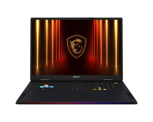 Лаптоп MSI Raider A18 HX A9WIG-047, 18” UHD+ (3840x2400) MiniLED 120Hz, AMD Ryzen™ 9 9955HX3D (2.5GHz up to 5.4GHz, 16 ядра), NVIDIA GeForce RTX5080 16GB GDDR7, 64GB DDR5, 2TB SSD М.2, Windows 11 Homе, Core Black - 9S7-182L72-047