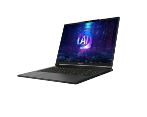 Лаптоп MSI Stealth A16 AI+ A3XVFG, 16” QHD+ (2560x1600) OLED 240Hz, AMD Ryzen™ AI 9 HX 370 (2.0GHz up to 5.1GHz, 12 ядра), NVIDIA GeForce RTX4060 8GB GDDR6, 32GB LPDDR5x, 1TB SSD М.2, RGB, Windows 11 Homе, Core Black - 9S7-15FK35-276