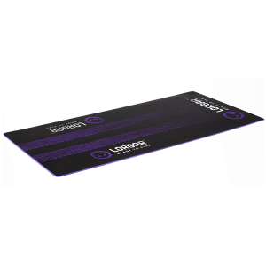 LORGAR RX1FM, Sim Racing Floor Mat Advanced, Stitched edge, 1,700X700X3 mm, Black/purple