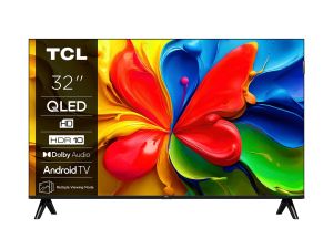 Телевизор 32" TCL 32S49K, HD QLED, SmartTV, Android TV, 60Hz, WiFi 4, Black