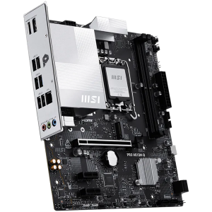 MSI PRO H810M-B, mATX, LGA 1851, 2x DDR5 Dual Channel DDR5 up to 6400(OC)MHz, 1x PCIe x16 slot, 1x M.2 slot, 4x USB 2.0, 2x USB 5Gbps, HDMI, DP, 7.1 HD Audio, 2.5G LAN, 3Y