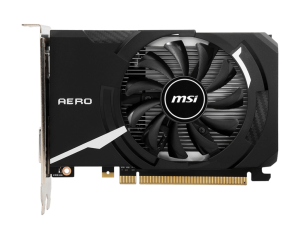 Видео карта MSI GeForce GT 1030 AERO ITX 4GD4 OC, 4GB DDR4, 64-bit, HDMI, DVI-D
