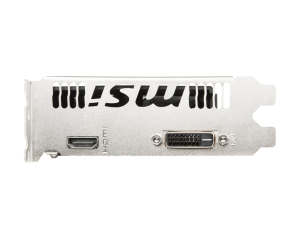 Видео карта MSI GeForce GT 1030 AERO ITX 4GD4 OC, 4GB DDR4, 64-bit, HDMI, DVI-D
