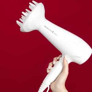 Сешоар Remington Power Dry Ionic D3199, 2200W, 2 скорости, 3 темп, Йонизация, Бял