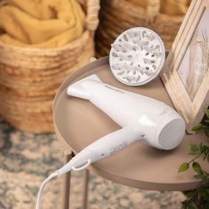 Сешоар Remington Power Dry Ionic D3199, 2200W, 2 скорости, 3 темп, Йонизация, Бял