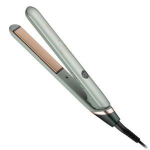 Преса за коса Remington Botanicals S5860, 150-230°C, 10 темп, BotaniCare, Advanced Ceramic, Плочи с екстрат от микробалсами, Зелен