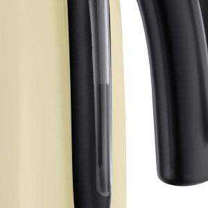 Електрическа кана Russell Hobbs Colours Plus Classic Cream 20415‑70, 2400W, 1.7 л, Бързо завиране, Скрит нагревател, 360° основа, Индикатор, Кремав