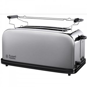 Тостер Russell Hobbs Adventure Oxford 21396-56, 1200W, 2 филии, 1 отвор, 6 нива на изпичане, Тава за трохи, Инокс