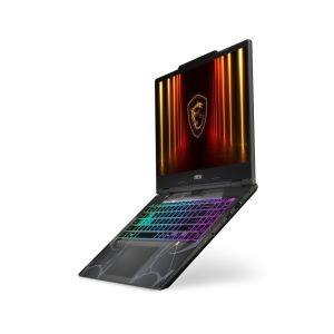 Лаптоп MSI Cyborg 15 B13WFKG, i7-13620H (10C/16T, up to 4.90GHz, 24 MB), GeForce RTX 5060 8GB GDDR7 572 AI TOPS, 15.6" FHD (1920x1080), 144Hz, IPS-Level, 16GB DDR5 5200MHz, 512GB PCIe Gen4x4 SSD, WiFi 6E, BT 5.3, 4 Zone RGB Kbd, NO OS, 55.2Whr, 2.1kg