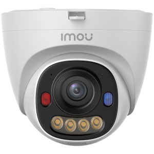 Imou turret PoE IP camera 5MP, 20fps, H265, 2.8mm 94H, IR up to 30m, 8x digital zoom, Built-in Mic and Speaker, Smart Color Night Vision, Spotlight, Motion detection, Micro SD up to 512GB, ONVIF, 1x RJ45, PoE, DC 12V, 1A, IP67