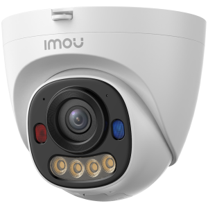 Imou turret PoE IP camera 5MP, 20fps, H265, 2.8mm 94H, IR up to 30m, 8x digital zoom, Built-in Mic and Speaker, Smart Color Night Vision, Spotlight, Motion detection, Micro SD up to 512GB, ONVIF, 1x RJ45, PoE, DC 12V, 1A, IP67