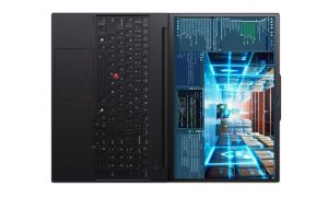 Лаптоп Lenovo ThinkPad P16v G3 Intel Core Ultra 9 285H, 16C (up to 5.4GHz, 24MB), 64GB (2x32GB) DDR5-5600, 1TB SSD, 16" WUXGA (1920x1200) IPS AG, NVIDIA RTX PRO 2000/8GB, 5MP&IR Cam, Backlit KB, WLAN, BT, FPR, Win11Pro, 3Y Premier
