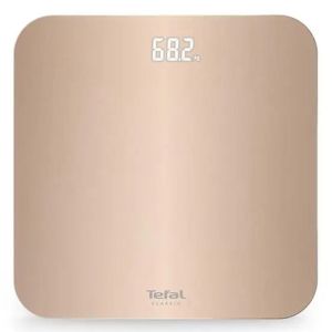 Везна Tefal PP1900V0 Classic 3 Dune Metal, glass platform (31x31cm, 5mm), 180Kg / 100g, display (75x25), back light display, 3 x AAA battery included