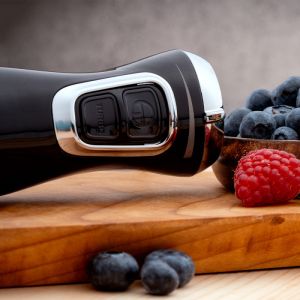 Пасатор Oliver Voltz Daisy OV51112W, 800W, Неръждаема стомана, 2 скорости, Турбо, Черен