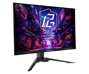 Монитор ASROCK PG32QFT, 32" IPS, QHD (2560x1440) 180Hz, 16:9, 1ms, 400cd/m2, 1000:1, AMD FreeSync, Speaker 2x2W, 2xHDMI, DP, Black