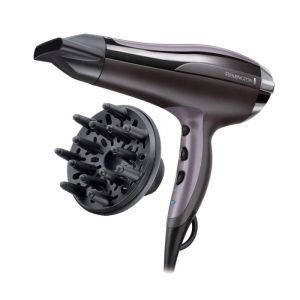 Сешоар Remington D5220 Pro-Air Turbo, 2400W, Турбо - 90 km/h, Дифузер, Йонизиране, Черен
