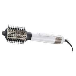 Четка за сушене и стилизиране Remington AS8901 HYDRAluxe, 1200W, Керамично покритие, Йонизация, Студена струя, 2 скорости, 3 темп, Бял