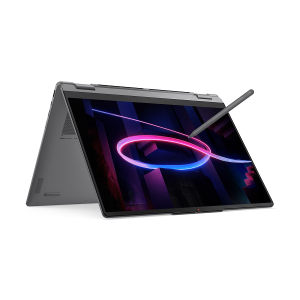 Лаптоп LENOVO Yoga 7 2-in-1 16IPH11 (83TE0012BM), 16" WUXGA (1920x1200) OLED Touch, Intel Core™ Ultra 7 355 (2.3GHz up to 4.7GHz, 8 ядра), 24GB LPDDR5x, 1TB SSD M.2, Yoga Pen Gen 2, Windows 11 Home, Luna Grey