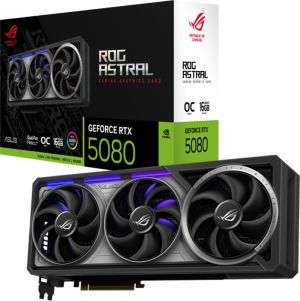 Видео карта ASUS ROG Astral GeForce RTX 5080 16GB GDDR7 OC Edition, 16GB GDDR7, 256-bit, 2xHDMI, 3xDP