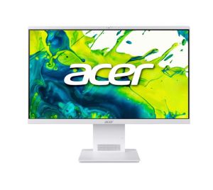 Настолен компютър - всичко в едно Acer Aspire S24-B, 23.8'' AiO FHD (1920x1080) IPS 144Hz, Intel Core Ultra 5 115U (up to 4.20GHz, 10MB), 16GB DDR5, 1TB SSD, Intel Arc Graphics, no DVD, WiFi 7 & BT 5.4, 90W AC adapter, FHD IR cam, KBD & Mouse Wireless, No