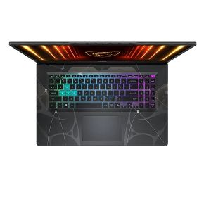 Лаптоп MSI Cyborg 17 B13WEKG (9S7-17U332-271), 17.3" FullHD (1920x1080) IPS 144Hz, Intel Core i5-13420H (12M Cache, 3.40 GHz up to 4.60 GHz, 8 ядра), NVIDIA GeForce RTX5050 8GB GDDR7, 16GB DDR5, 512GB SSD М.2, Backlit, noOS, Black