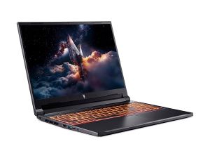 Лаптоп ACER Nitro V 16 ANV16-72-75K8 (NH.QUSEX.002), 16" WQXGA (2560x1600) 180Hz, Intel® Core™ 7 240H (2.5GHz up to 5.2GHz, 10 ядра), NVIDIA GeForce RTX5060 8GB GDDR7, 16GB DDR5, 1TB SSD M.2, no OS, Obsidian Black