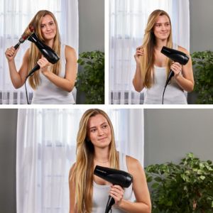 Сешоар Remington Power Dry Ionic D3198, 2200W, 2 скорости, 3 темп, Йонизация, Черен
