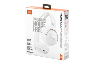 Слушалки JBL TUNE 680NC WHT Wireless on-ear Noise cancelling headphones