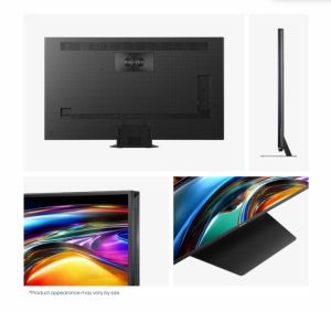 Телевизор Hisense 75" UR9S, 4K Ultra HD 3840x2160, RGB Mini Led , DLED, Quantum Dot, 180Hz, IPS, HDR 10+, HLG, Dolby Vision IQ, Dolby Atmos, Smart TV,Light Sensor,WiFi 6eGHz, WiFi Direct, BT,2x15 W + 2x10 W + 20 W + 2x10W, Anyview Cast, 3xHDMI, 2xUSB, LAN