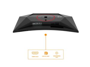 Монитор AOC C27G4Z2, 27" Curved 1500R, Fast VA, WLED, 1920x1080@260Hz (OC, Native 240Hz), 1ms GtG, 0.3ms MPRT, 300cd m/2, 3000:1, Adaptive Sync, FlickerFree, Low Blue Mode, Tilt, Height Adjust, Swivel, 2xHDMI, DP