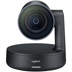 Уебкамера Logitech Rally Camera, Ultra HD 4K 30 fps, Motorized PTZ Camera, RightSight, RightLight, RightSound, 5x Optical Zoom, Autofocus, Black